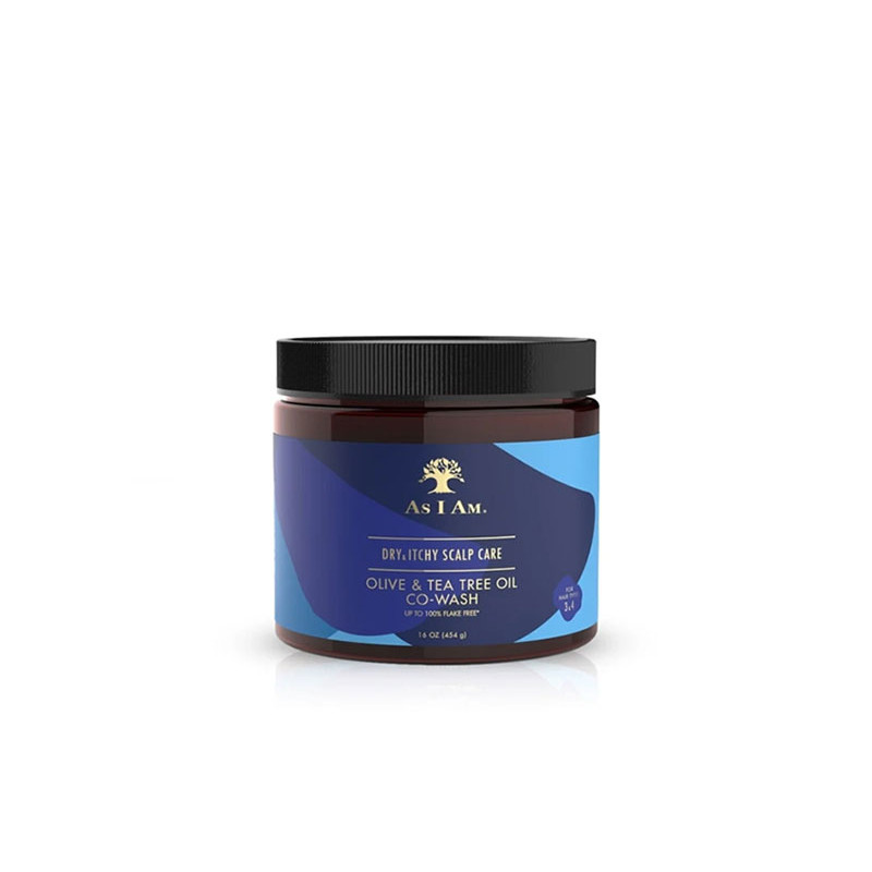 As I Am Dry & Itchy Scalp Care Olive Tea Tree Co Wash (454gr)