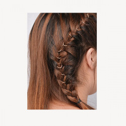 Bifull Anelli Decorativi per Capelli 10 Pezzi