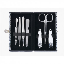 Bifull Kit manicure 7 pezzi Squame Nere