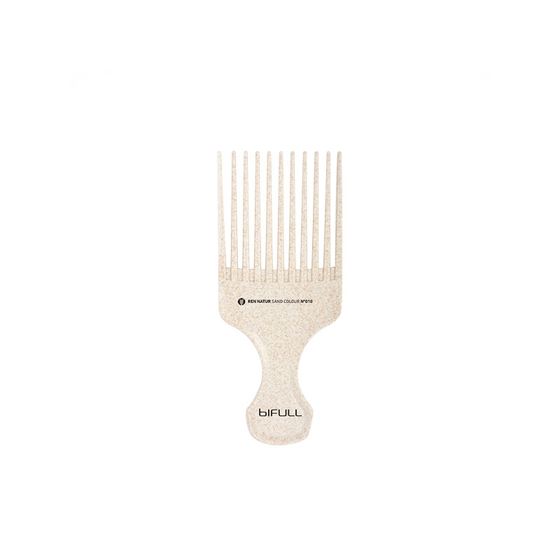 Bifull Classic Hollow Comb Ren Natur Colore Sabbia Pettine N.10