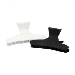 Bifull Punto Metallico Grande a Morsetto Bianco/Nero 12 pz.