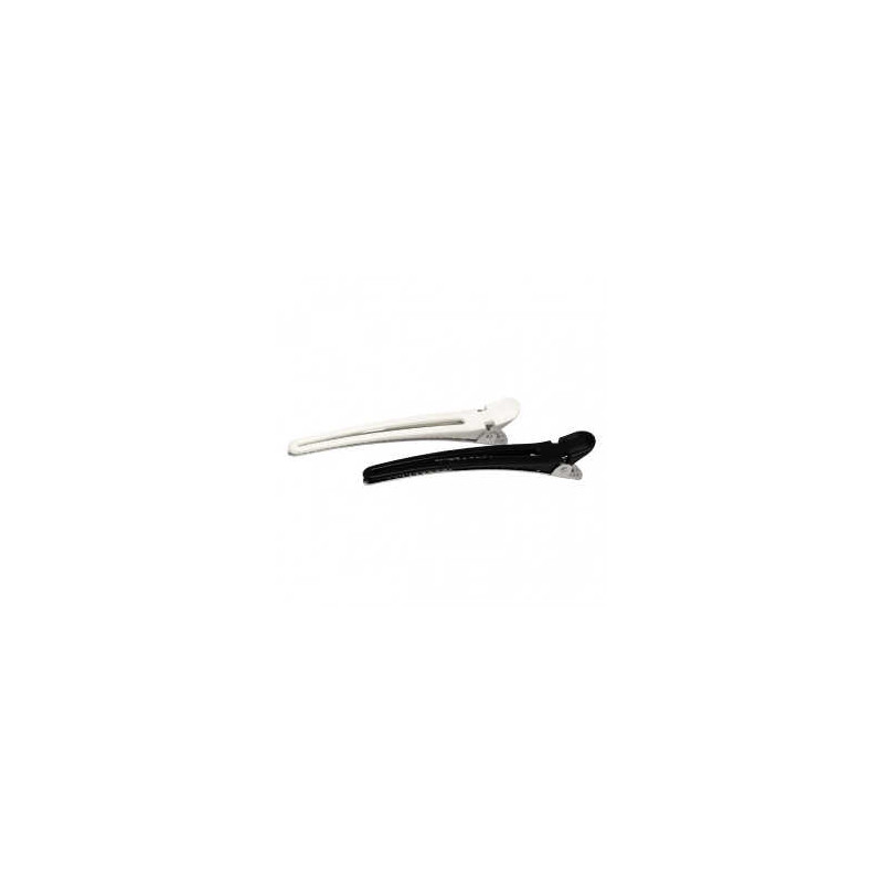 Bifull Pinza a Becco d'Anatra Metallo Bianco/Nero 12 pz