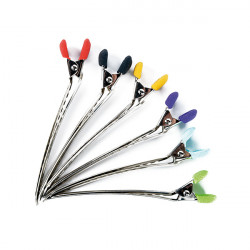 Bifull Pinzette a becco d'anatra Impugnatura morbida Antiscivolo 9,5 cm Tears 6 pz