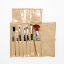 Bifull Set Beauty Case 7 Pennelli Tika Oro