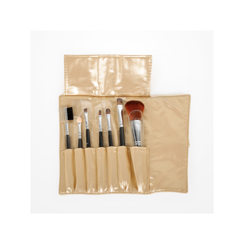 Bifull Set Beauty Case 7 Pennelli Tika Oro