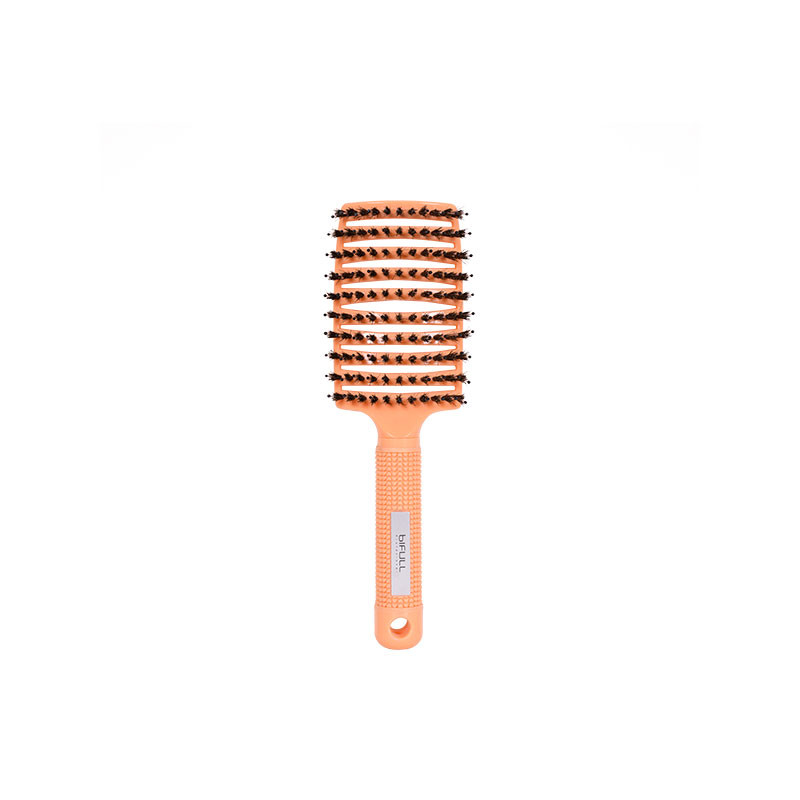Bifull Spazzola Scheletrata Setole Cinghiale e Nylon Spazzola Completa Arancione
