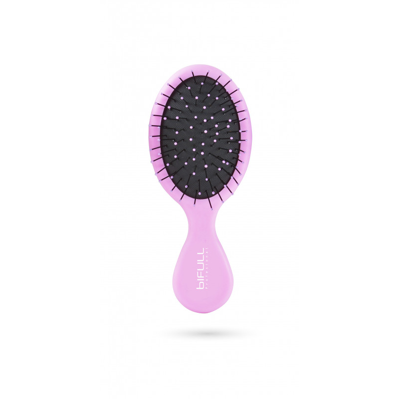 Bifull Mini Spazzola Ovale Soft Touch Rosa Scintillante