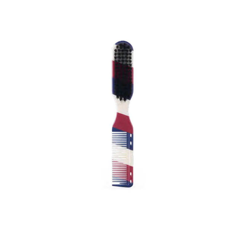 Bifull Spazzola Pettine da Barbiere Setole in Nylon Jack 2 in 1 Linea Barbiere