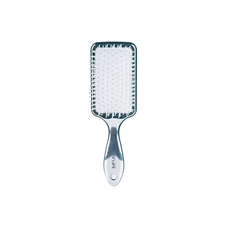 Bifull Spazzola Racchetta Metallizzata 22cm Argento Cromato