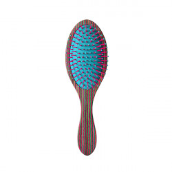 Bifull Pennello Ovale Viola Legno a Righe