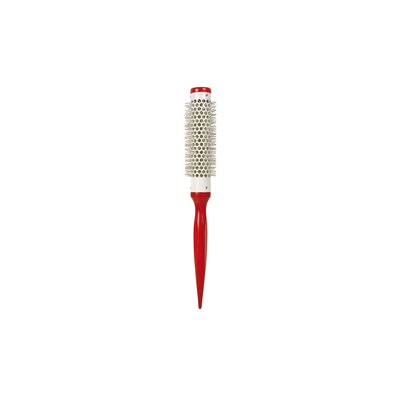 Bifull Spazzola Termica Coda Fine Legno Rosso N.19
