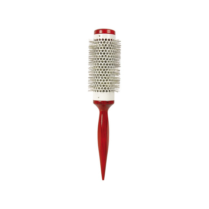 Bifull Spazzola Termica Coda Sottile Legno Rosso N.38