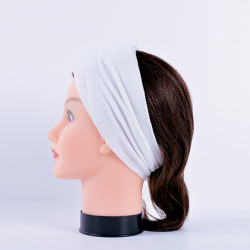 Bifull Fascia per Capelli Bianca Cosmetica