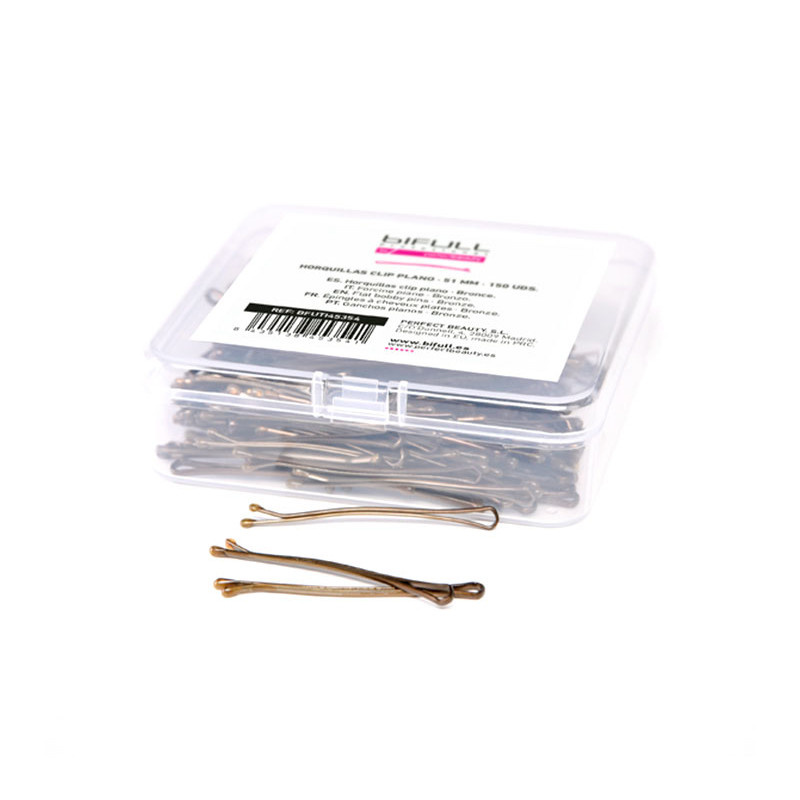 Bifull Clip Piatta 51mm Bronzo Scatola 150 Pezzi