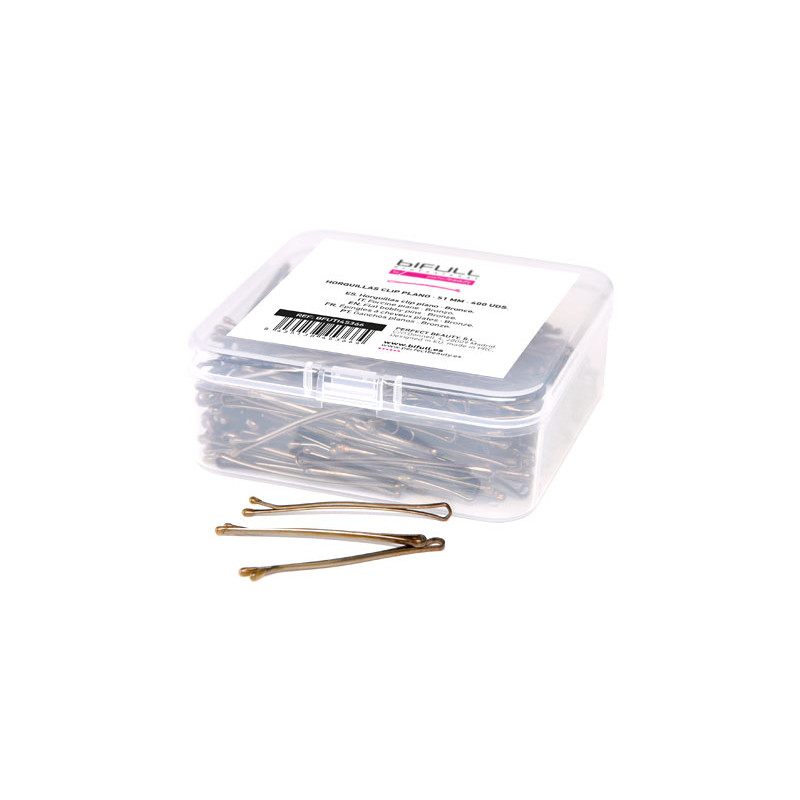Bifull Clip Piatta 51mm Bronzo Scatola 400 Unità