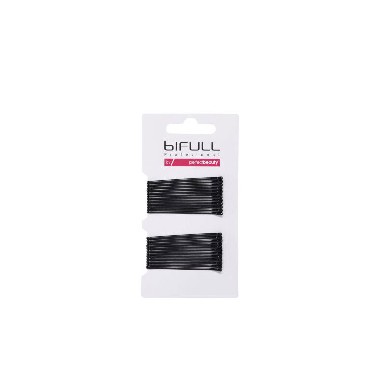 Bifull Clip piatta 51mm Nero Cartone 24 Pezzi