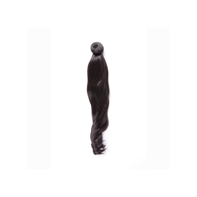 Bifull Coda di cavallo riccia 50cm Mod 2 Marrone scuro