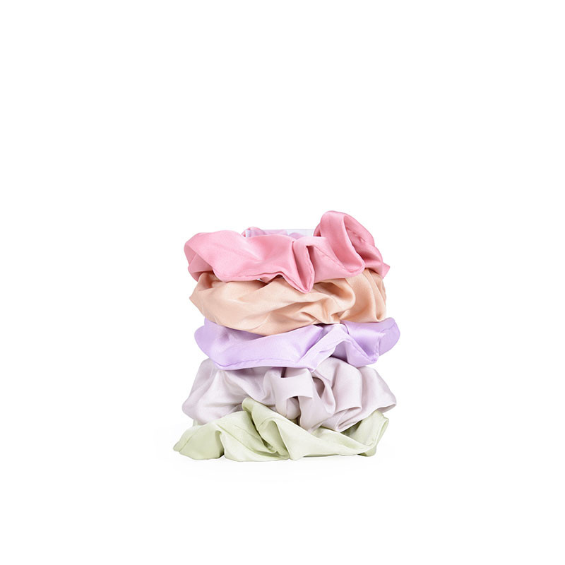 Bifull Elastici per Capelli in Raso (CONFEZIONE da 5 Unità)