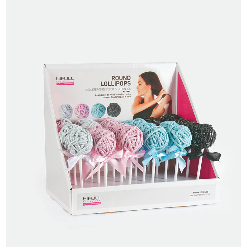Bifull Espositore Lecca-lecca Rotondo 24 Pezzi