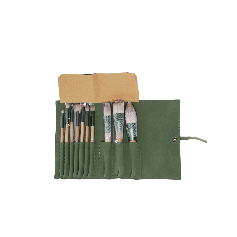 Set di pennelli Bifull Eco Maya 10 pezzi in legno di faggio e setole di nylon