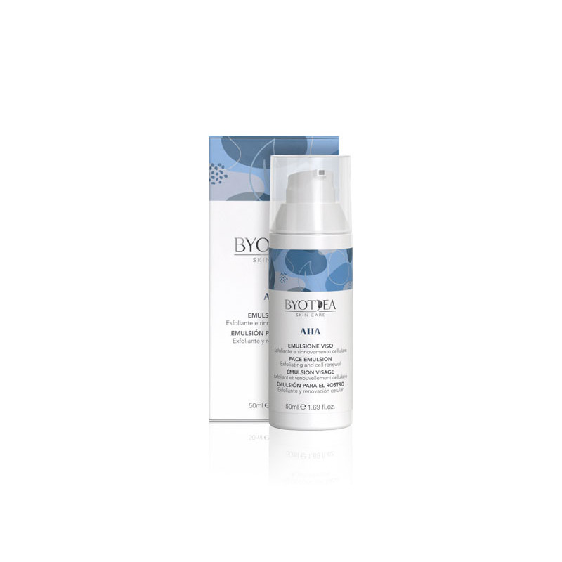 Emulsione Esfoliante e di Rinnovo Cellulare per il Viso Byotea Aha 50 ml