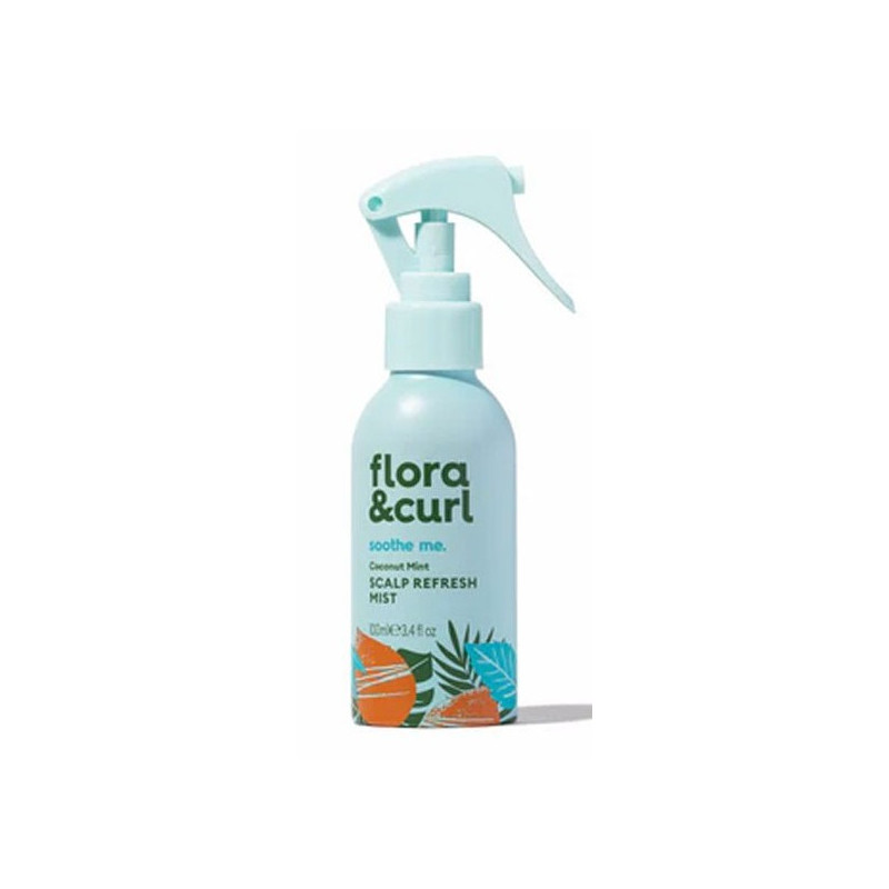 Flora Curl Soothe Me Cocco Menta Spray Rinfrescante per il Cuoio Capelluto (100ml)