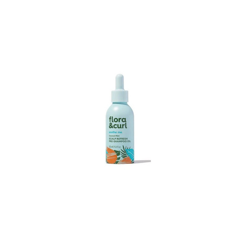 Flora Curl Soothe Me Olio Pre-Shampoo Rinfrescante per il Cuoio Capelluto (100ml)