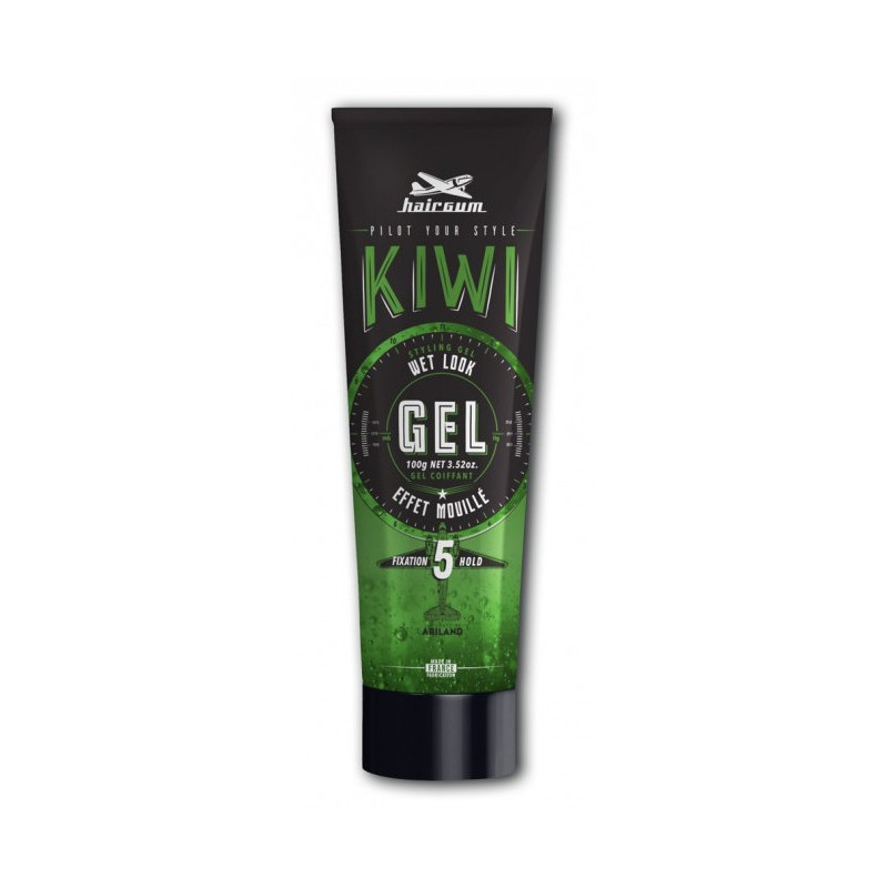 Hairgum Gel Fissante Kiwi, Effetto Bagnato (100gr)