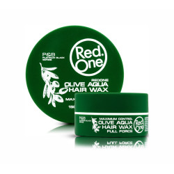 Red One Aqua Hair Wax Olive 150ml