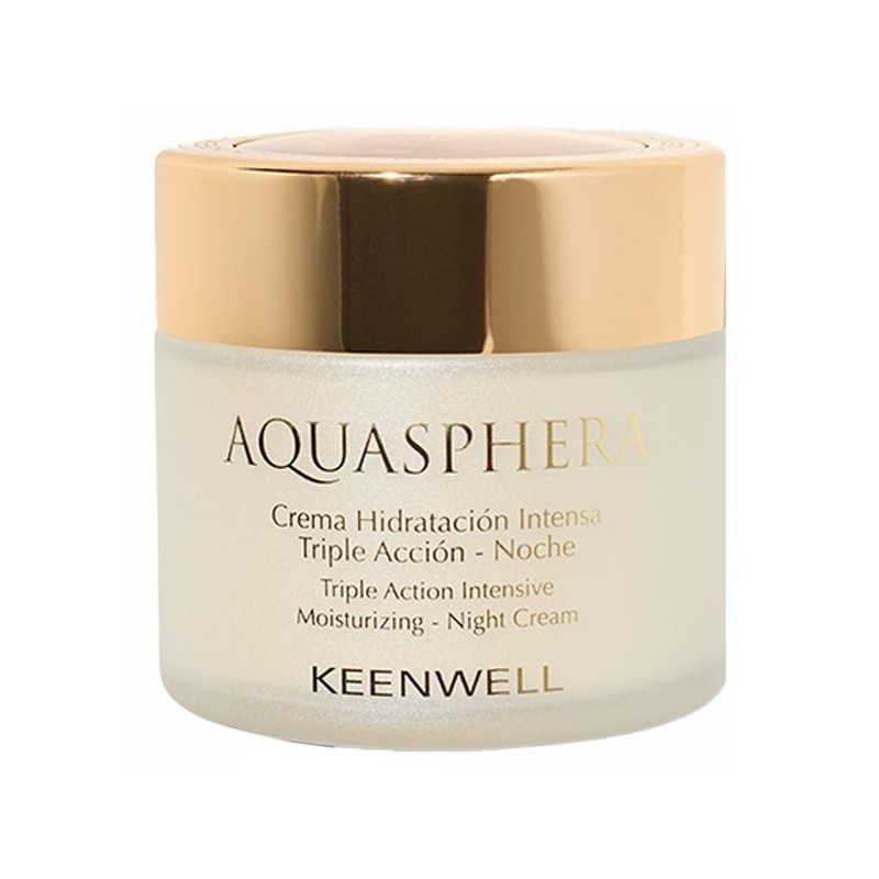 Crema Notturna Idratante Intensiva a Tripla Azione Keenwell Aquasphera (50ml)
