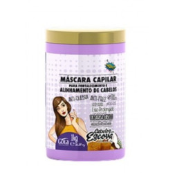Gota Dourada Maschera per Capelli Lisciati alla Cheratina (1Kg)