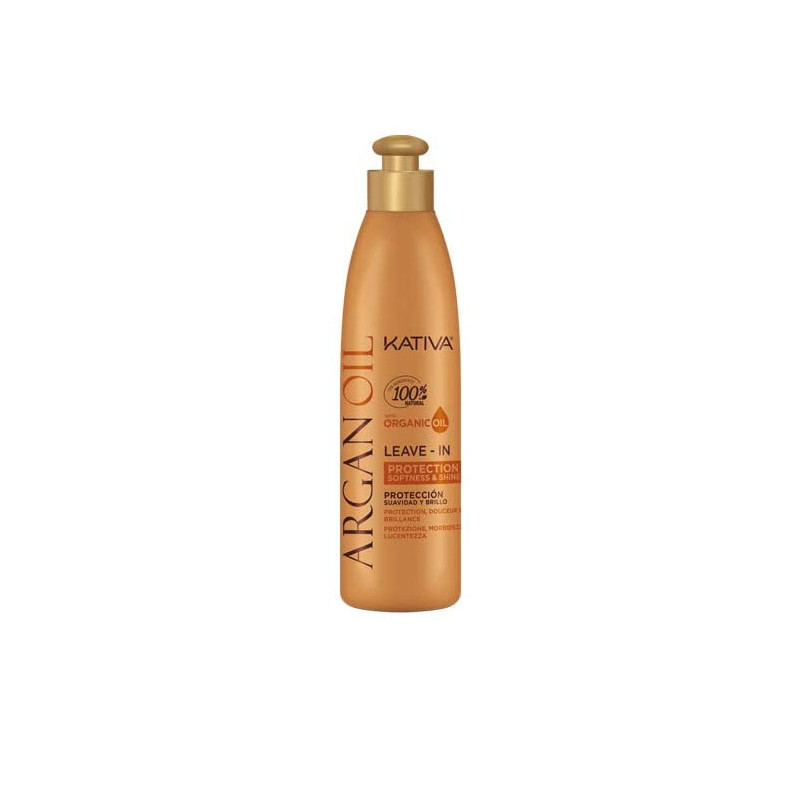 Kativa Olio di Argan Senza Risciacquo Protezione Morbidezza e Lucentezza 250ml