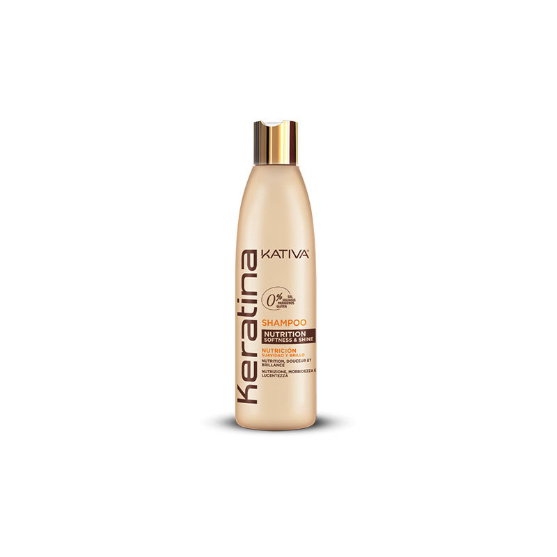 Kativa Shampoo Cheratina Nutrizione Morbidezza & Lucentezza 355ml