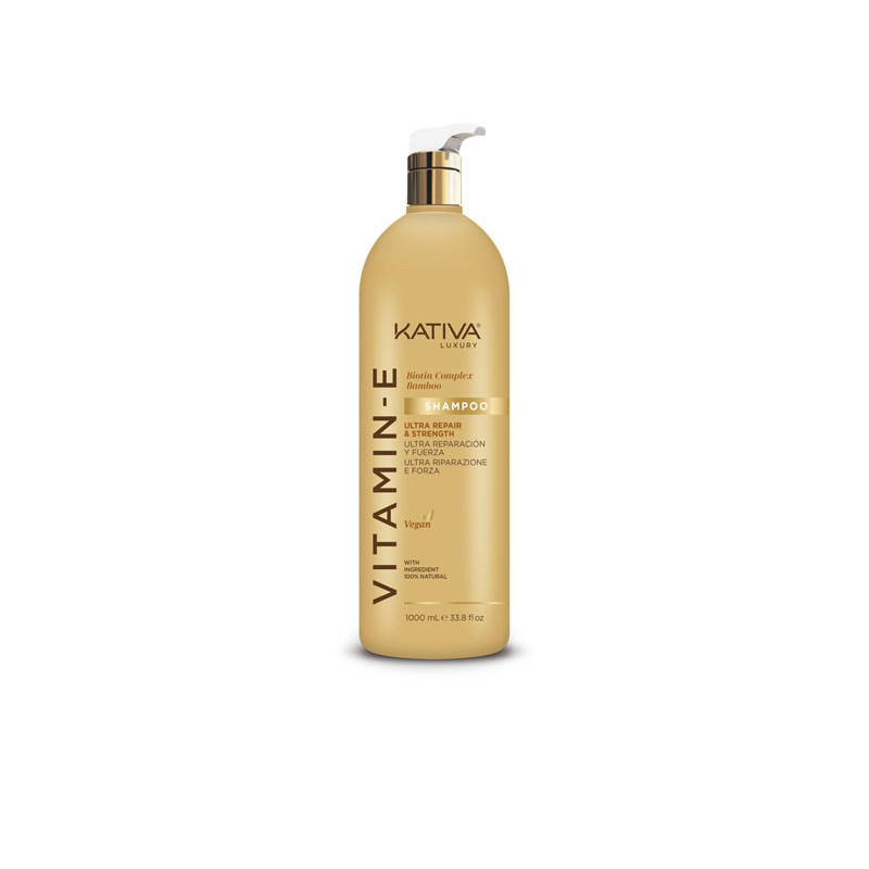 Kativa Vitamina E Complesso alla Biotina Shampoo al Bambù 1000ml