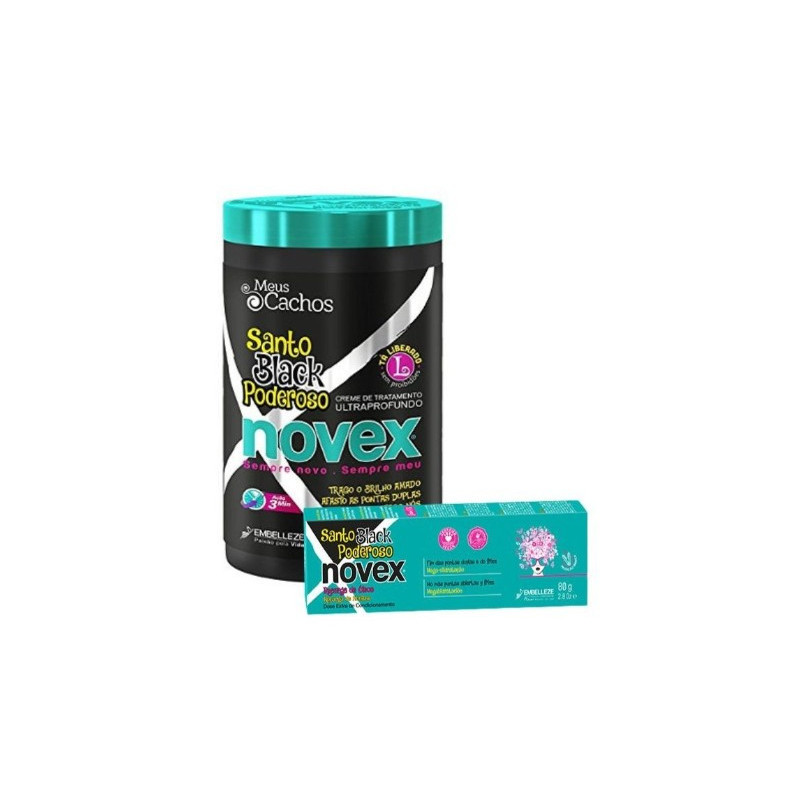 Embelleze Novex Santo Black Poderoso Pack Maschera + Ricarica