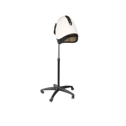 Bellezza Perfetta Asciugacapelli a Casco Verticale 3 Velocità 3v Ionico Bianco Con Supporto
