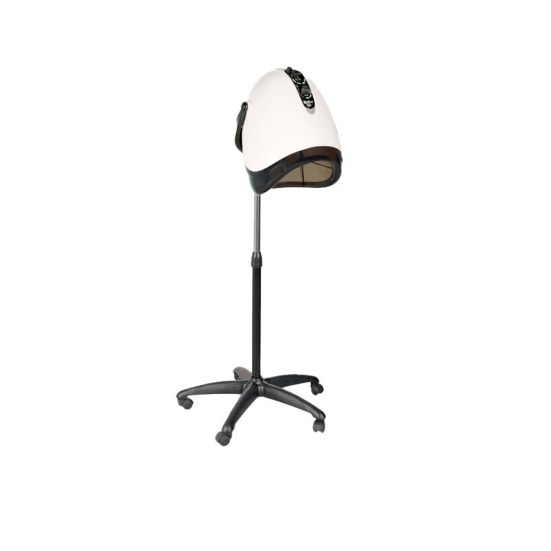 Bellezza Perfetta Asciugacapelli a Casco Verticale 3 Velocità 3v Ionico Bianco Con Supporto