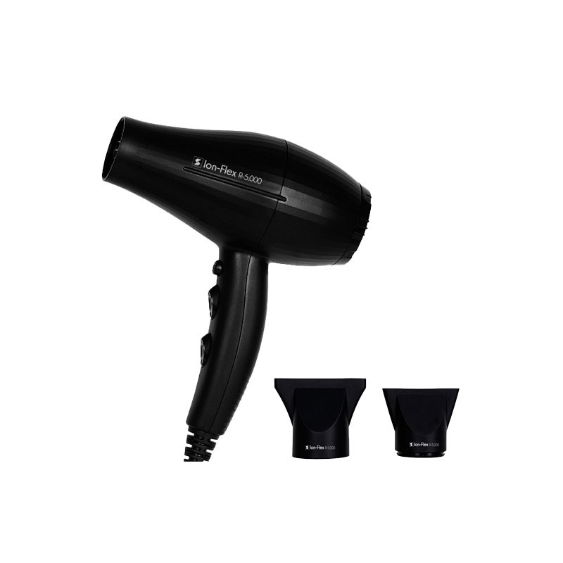 Bellezza Perfetta Asciugacapelli Compatto con Alloggiamento Flessibile Ion-Flex R. 5000
