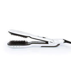 Spazzola a vapore per capelli Perfect Beauty Piastra Bianca