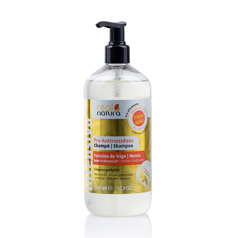 Shampoo Senza Sale Real Natura Pro-Restante 500ml