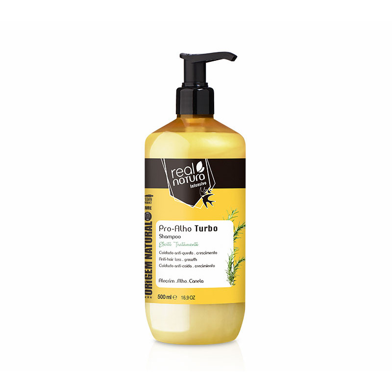 Real Natura Shampoo Senza Sale Puro Aglio 500ml