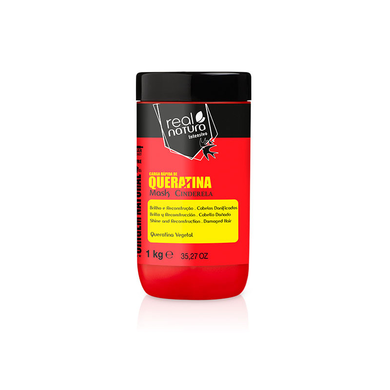 Real Natura Senza Sale Carica Rapida di Cheratina Cinderela 1kg