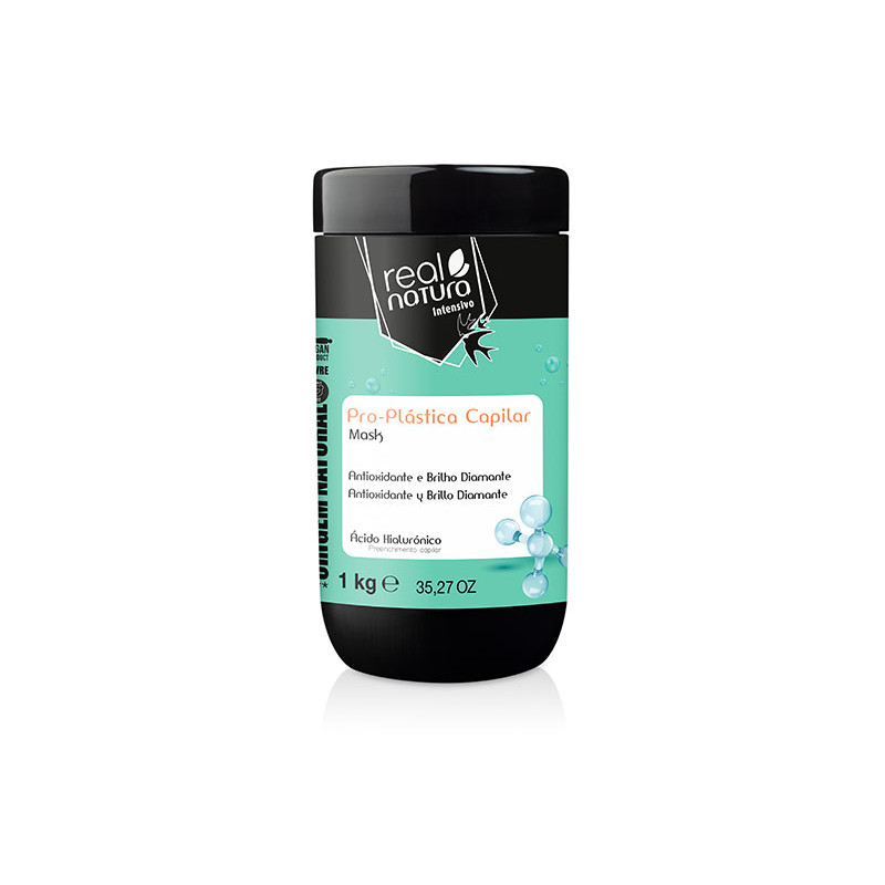 Real Natura Maschera per Capelli Pro-Plastica Senza Sale 1000ml