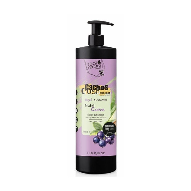 Real Natura Cachos Crush Crema Styling Açai e Avocado (1000ml)