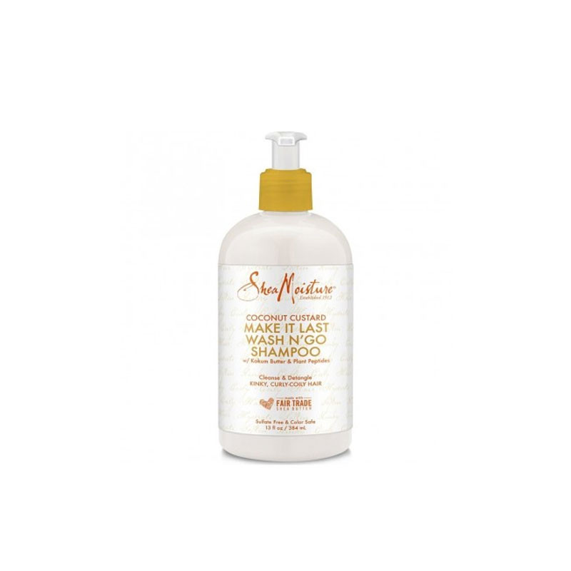 Shea Moisture Crema al Cocco Lunga Durata Wash N'go Shampoo (384ml)