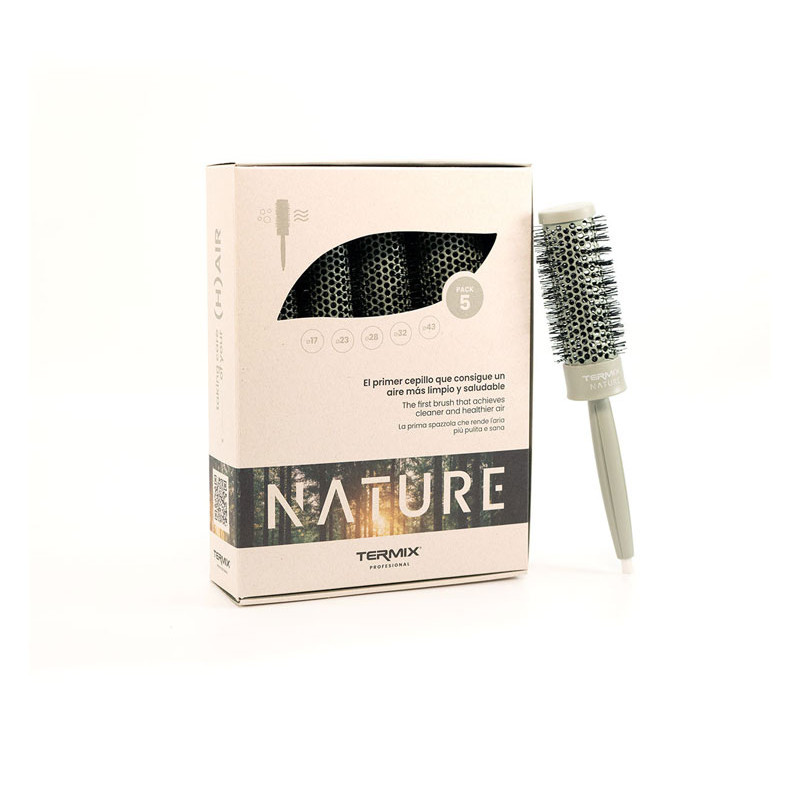Pack Termix Spazzole Rotonde Professionali Natura (5 unità) 17, 23, 28, 32, 43