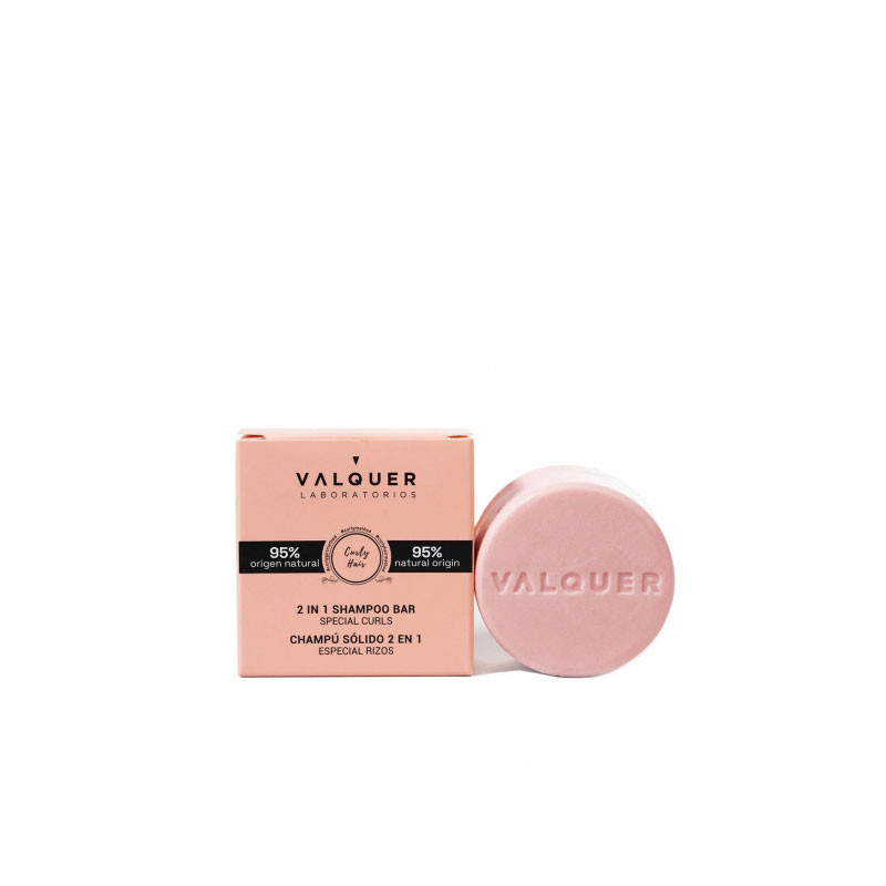 Valquer Shampoo e Balsamo Solido 2 in 1 Ricci Speciali (70g)