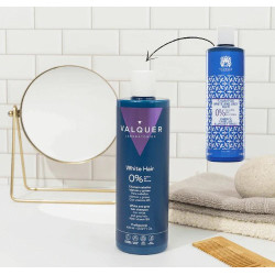 Shampoo Valquer per Capelli Bianchi e Grigi Zero (400ml)