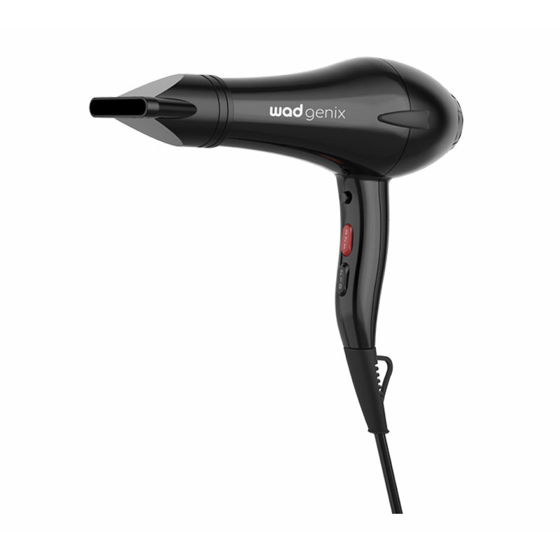 Wad Asciugacapelli Professionale Genix Nero Chiaro