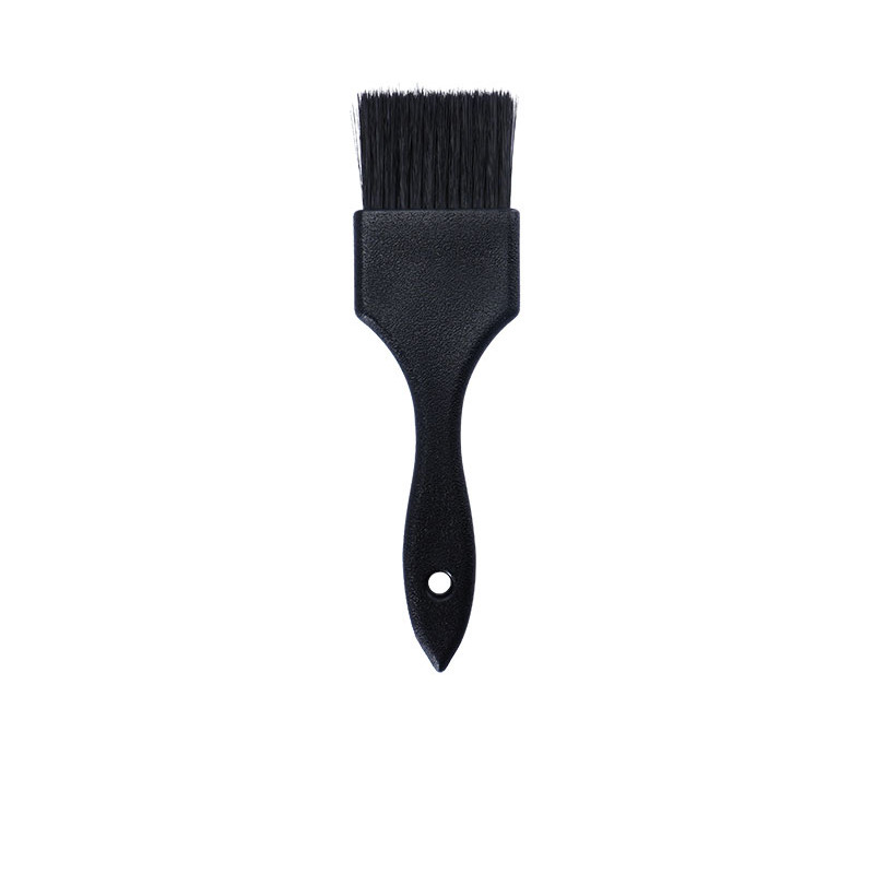 Wad Set di Pennelli Professionali per Tinta Manico Nero + Setole Nere 2 pz/Scatola